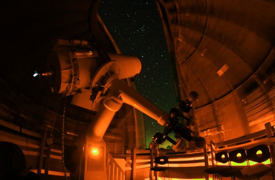 Le télescope T62 sous la grande coupole